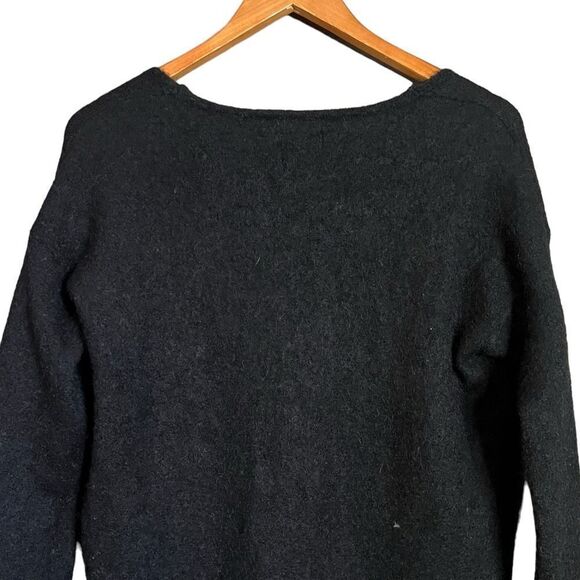 Knitwear by‎ jackpot black wool & mohair blend sweater - Picture 8 of 9